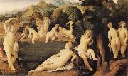 Palma Vecchio Diana discovers Callisto's Misdemeanour oil painting